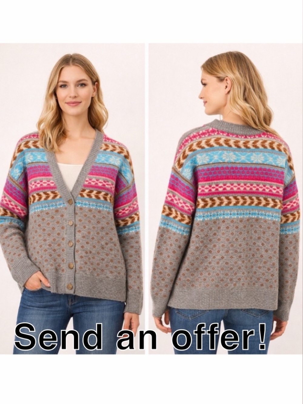 Lucky Brand Sweater Cardigan